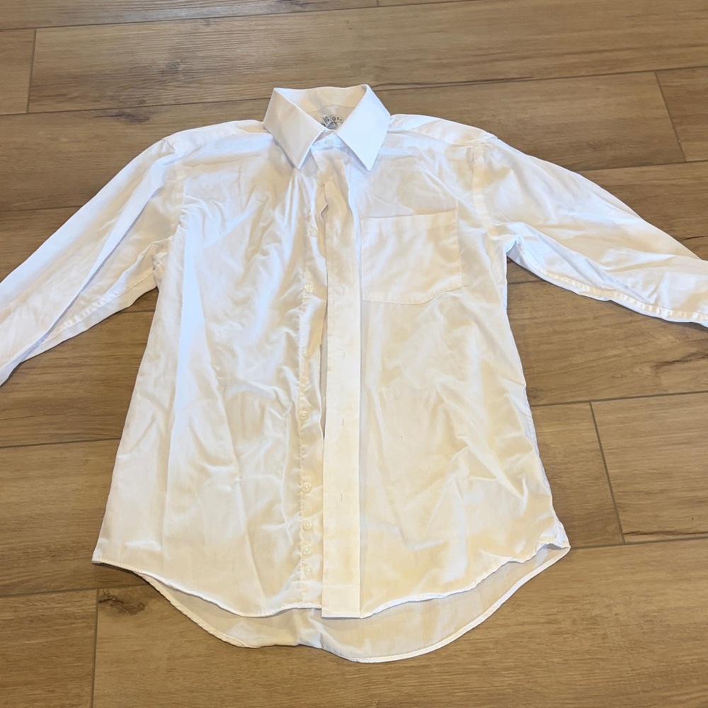 George Kids' White Dress Shirt